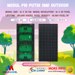 PANEL MODUL P10 PUTIH SMD OUTDOOR
