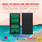 PANEL MODUL P10 PUTIH SMD OUTDOOR