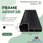 FRAME RUNNINGTEXT ALLUMUNIUM TYPE 4590FA2 OUTDOOR