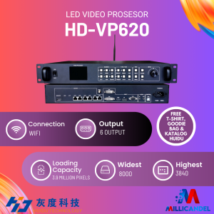 HUIDU HD VP620 SENDING CARD LED VIDEO PROCESSOR U-DISK VIDEO PLAY
