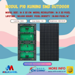 MODUL P10 KUNING SMD OUTDOOR