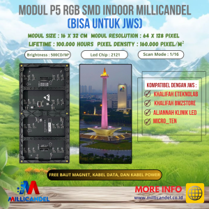 MODUL P5 RGB SMD INDOOR MILLICANDEL (bisa untuk jws)