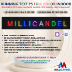 RUNNING TEXT P5 RGB FULL COLOR INDOOR TIDAK BISA VIDEO