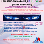 RUNNINGTEXT LED STROBO MATA ANIMASI P2,5 P2.5 UNTUK SEMUA JENIS MOBIL