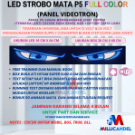RUNNINGTEXT LED STROBO MATA ANIMASI P5 UNTUK SEMUA JENIS MOBIL
