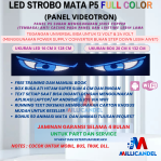 RUNNINGTEXT LED STROBO MATA ANIMASI P5 UNTUK SEMUA JENIS MOBIL