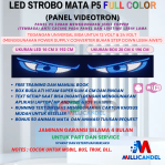 RUNNINGTEXT LED STROBO MATA ANIMASI P5 UNTUK SEMUA JENIS MOBIL